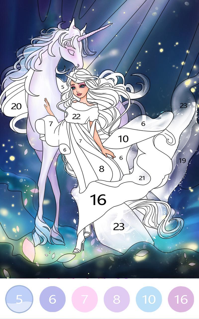 Princess Color by Numbers 1.0.2 Screenshot 2