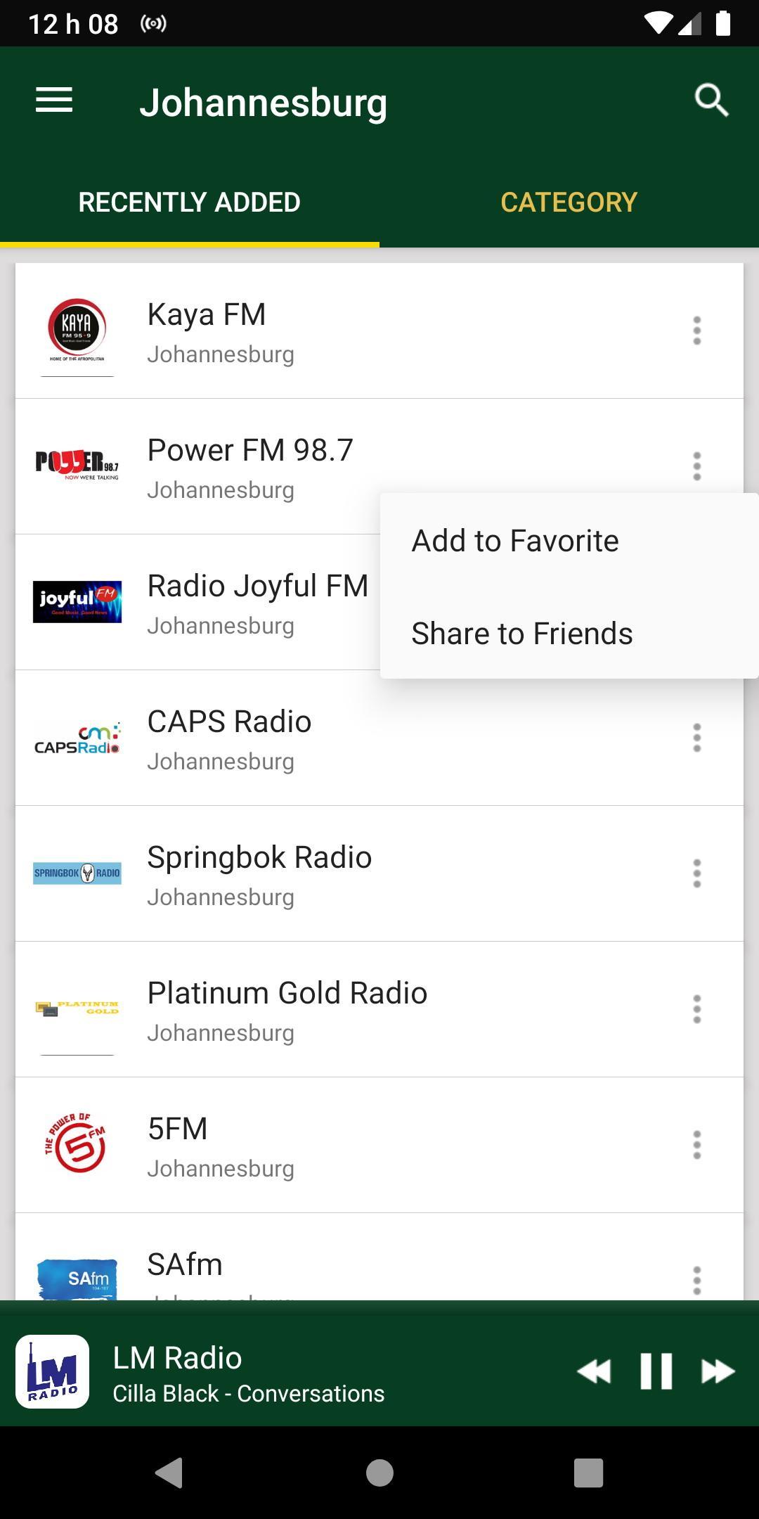 Johannesburg Radio Stations - South Africa 6.0.1 Screenshot 1