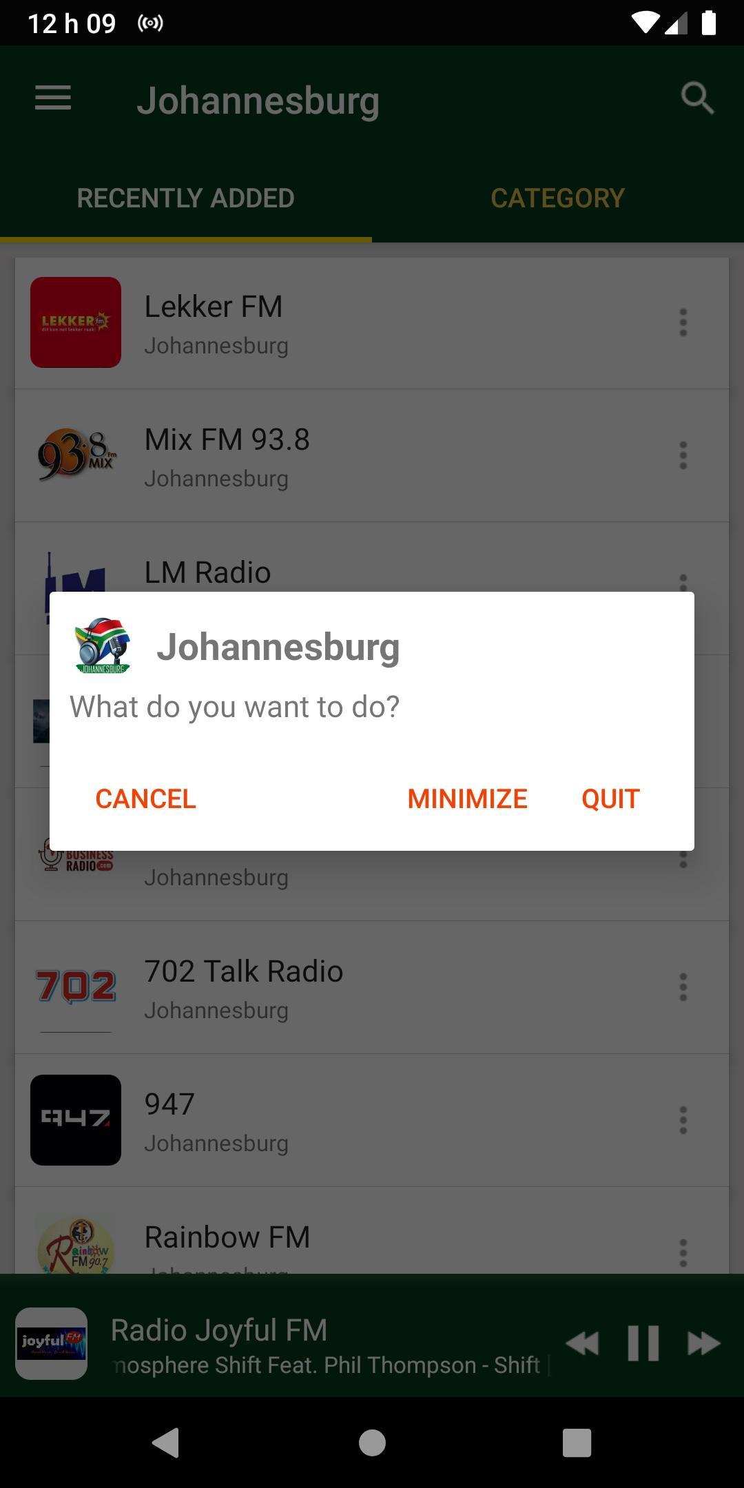 Johannesburg Radio Stations - South Africa 6.0.1 Screenshot 8