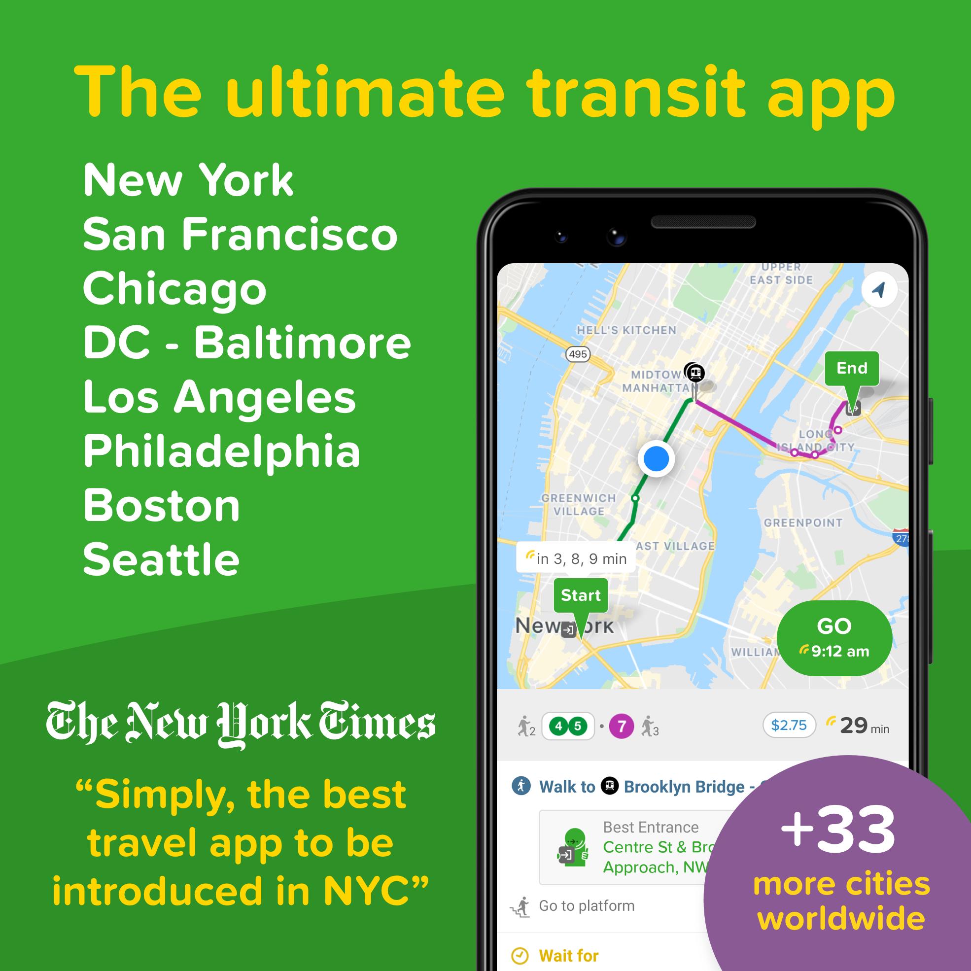 Citymapper the ultimate urban transit app 9.6.1 Screenshot 1