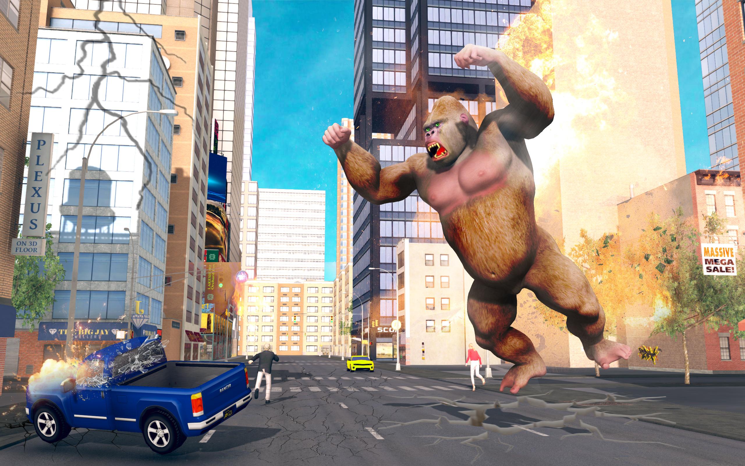 Angry Gorilla evolution : hit and city smash 1.0 Screenshot 3