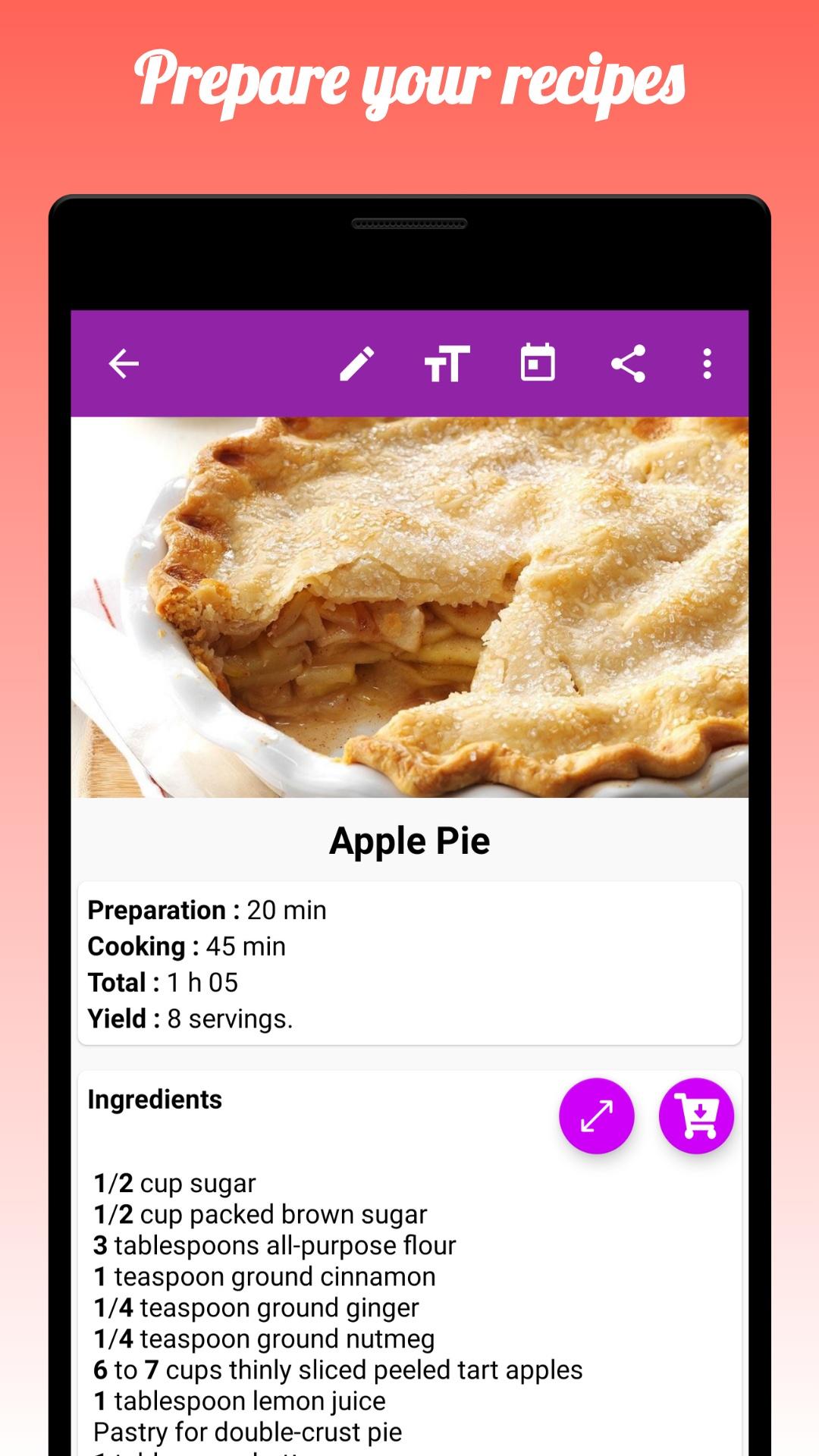 My Recipe Box : RecetteTek 6.0.7 Screenshot 2