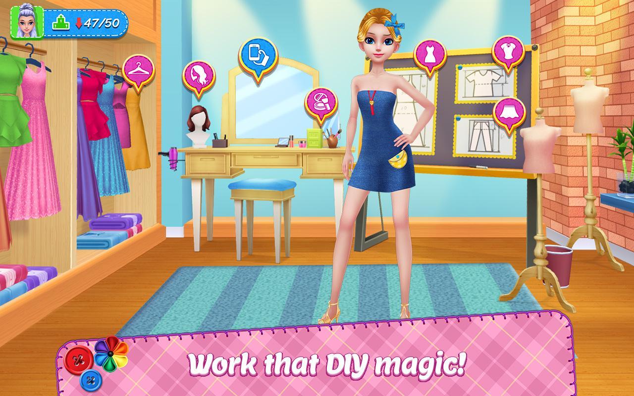 DIY Fashion Star - Design Hacks Clothing Game 1.2.3 Screenshot 11