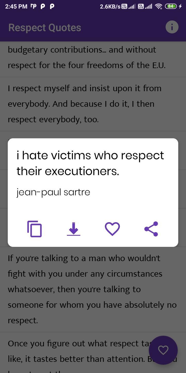 Respect Quotes 3.3.4 Screenshot 3