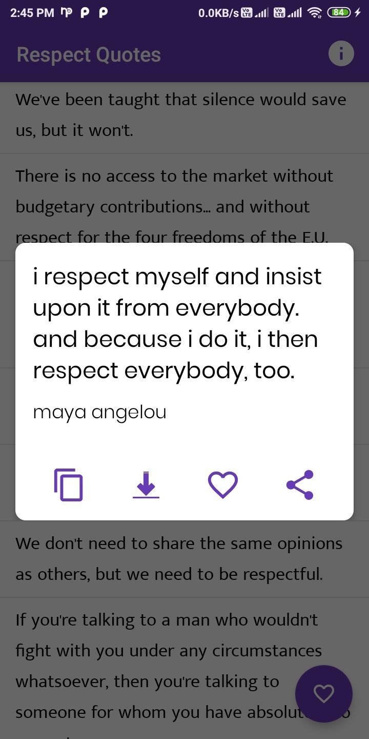 Respect Quotes 3.3.4 Screenshot 7