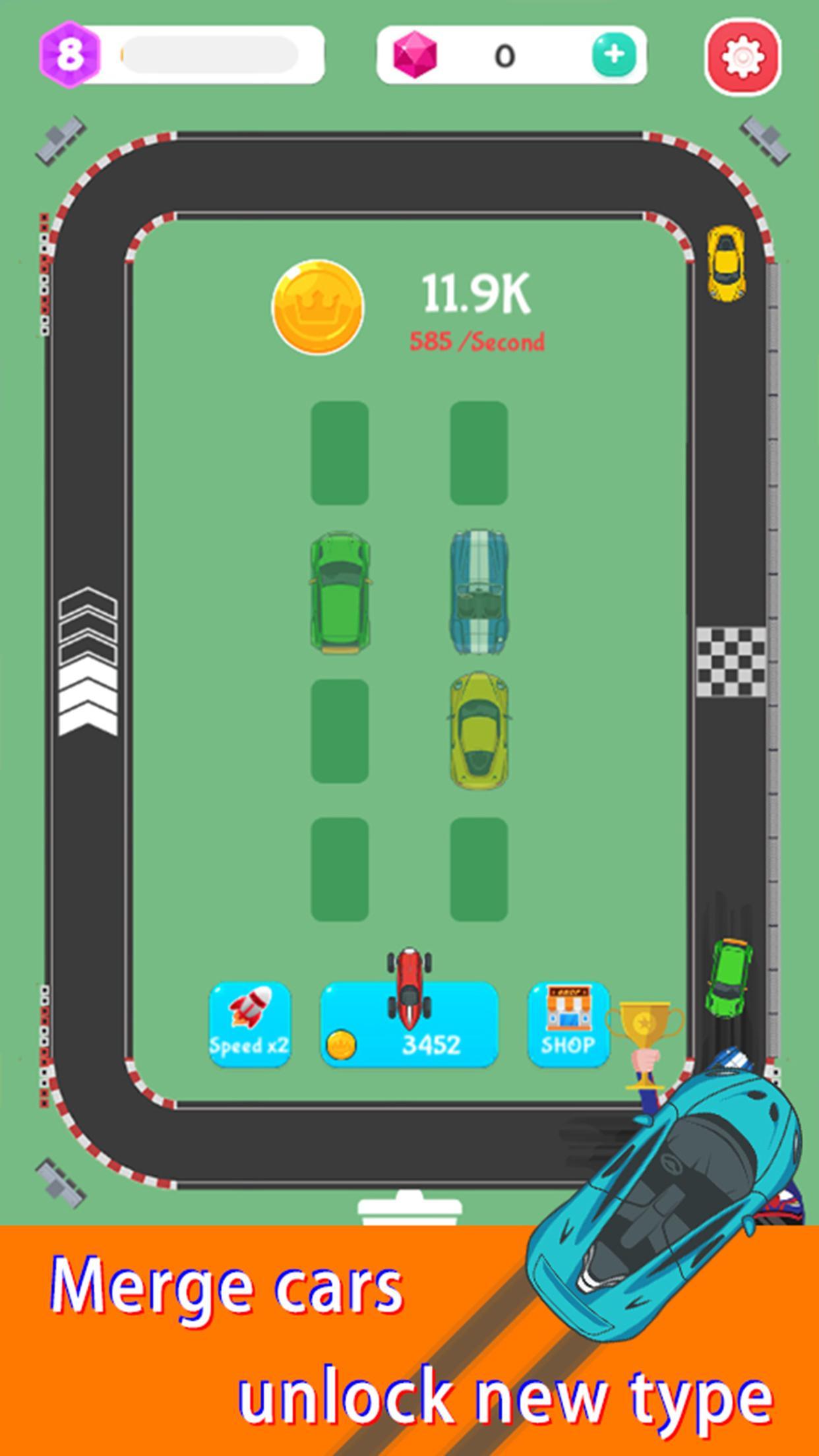 Merge Rally Car - idle racing game 1.6.1 Screenshot 13