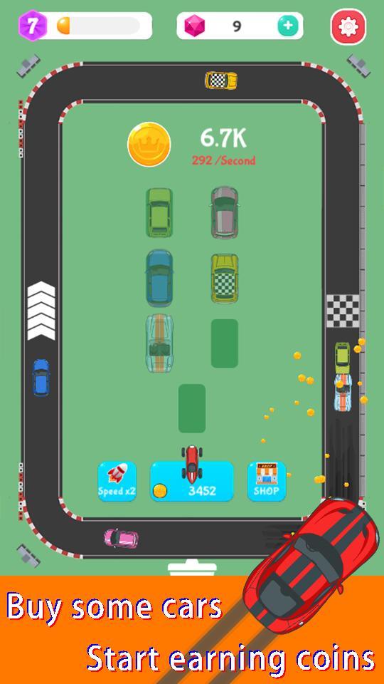 Merge Rally Car - idle racing game 1.6.1 Screenshot 2