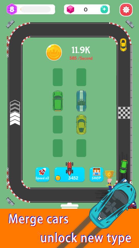 Merge Rally Car - idle racing game 1.6.1 Screenshot 3