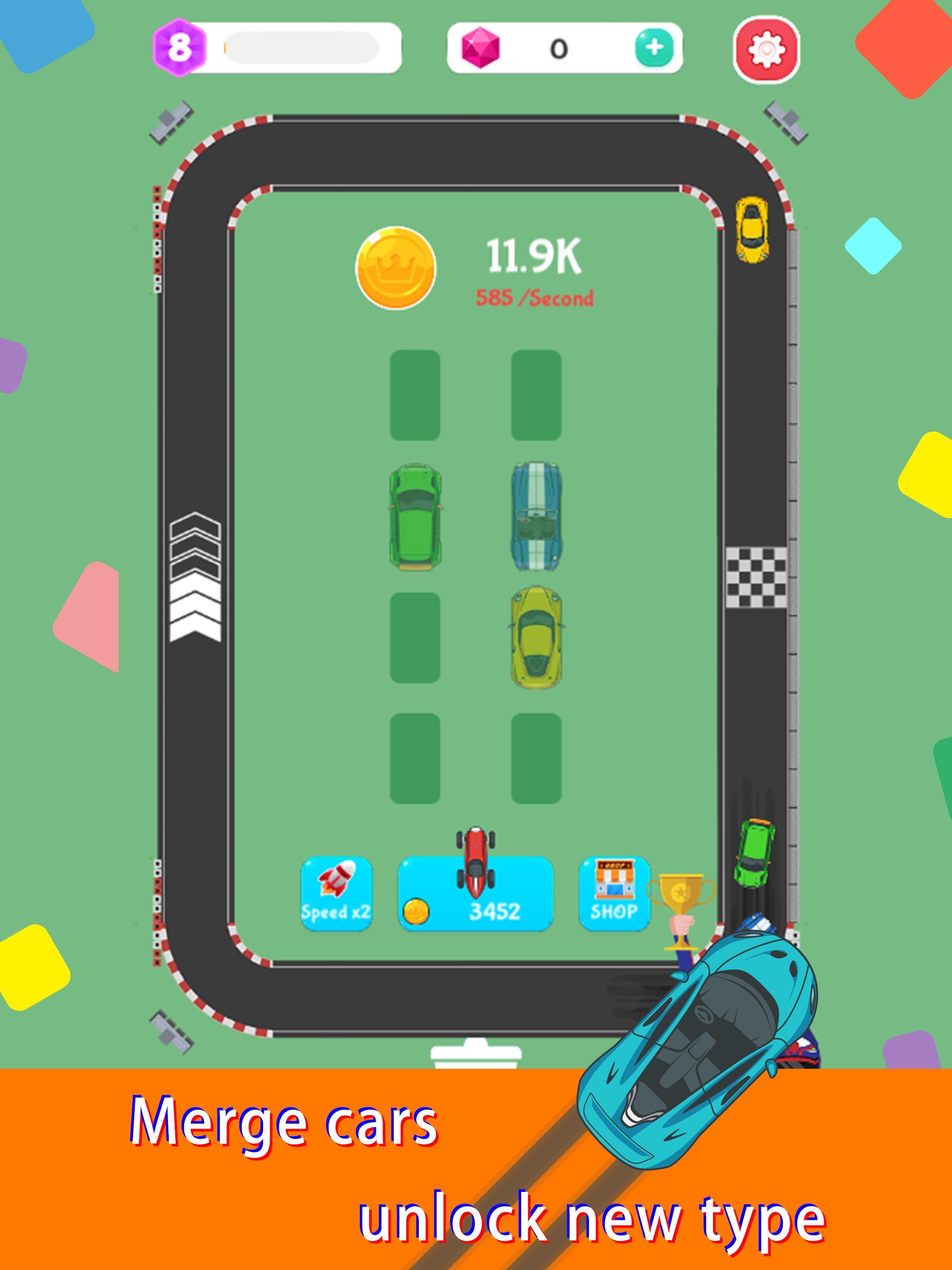 Merge Rally Car - idle racing game 1.6.1 Screenshot 8