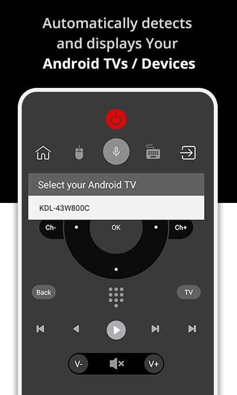 Remote for Android TV's / Devices: CodeMatics 1.7 Screenshot 2