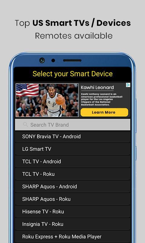 Universal TV Remote Control 1.1.4 Screenshot 3