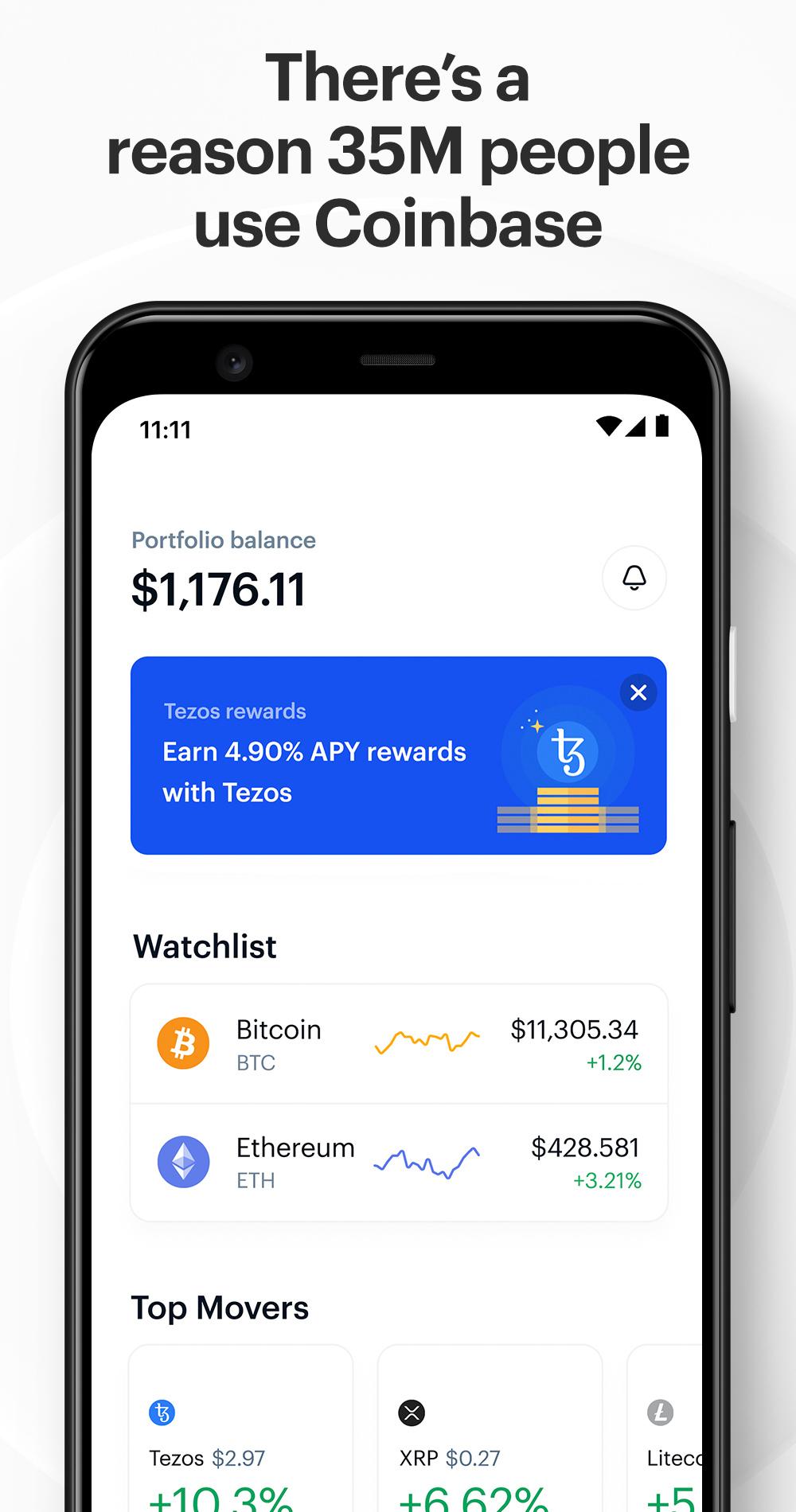 coinbase - buy & sell bitcoin. crypto wallet