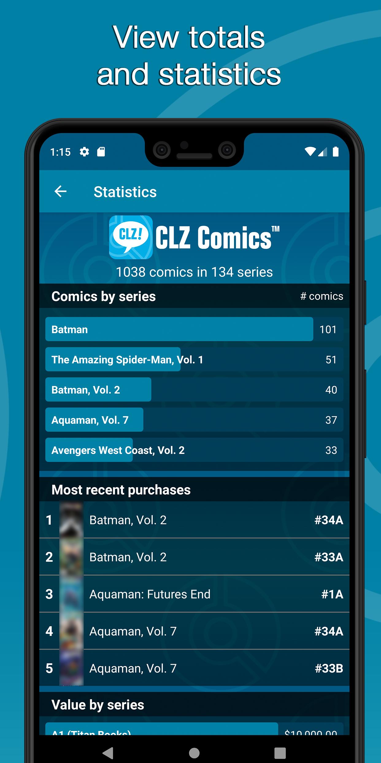 CLZ Comics Comic Database 6.1.2 Screenshot 6