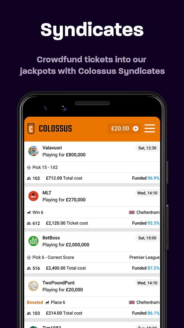 Colossus Bets 3.1.7 Screenshot 4