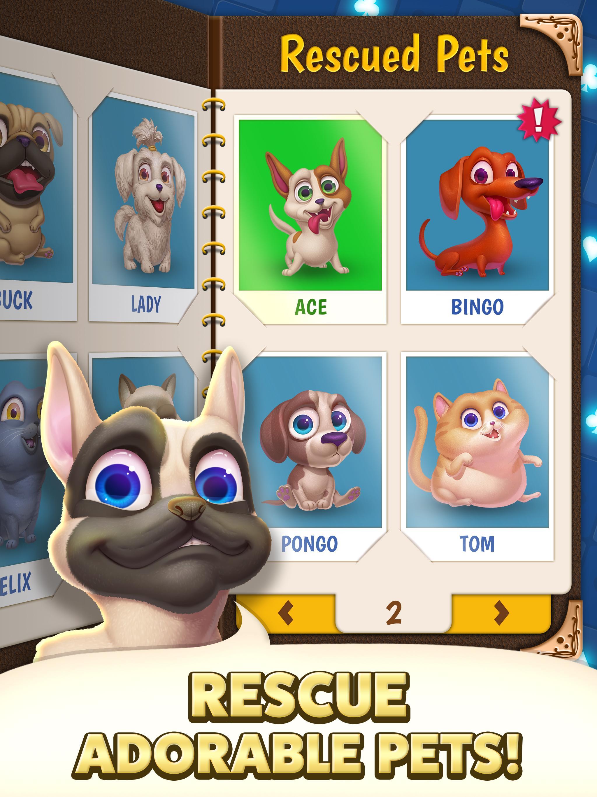 Solitaire Pets Adventure Free Solitaire Fun Game 2.11.572 Screenshot 11