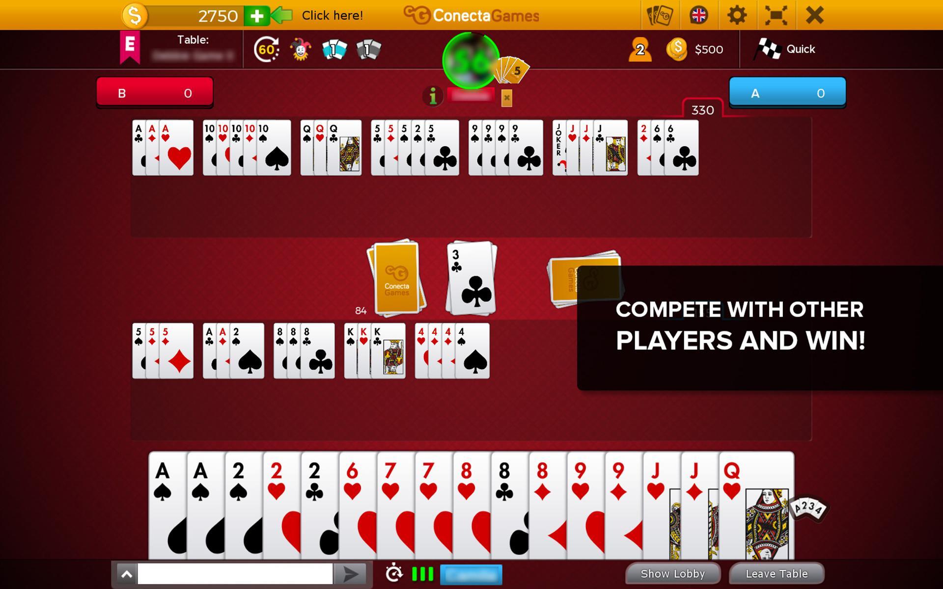 Hand and Foot Canasta 6.5.17 Screenshot 10