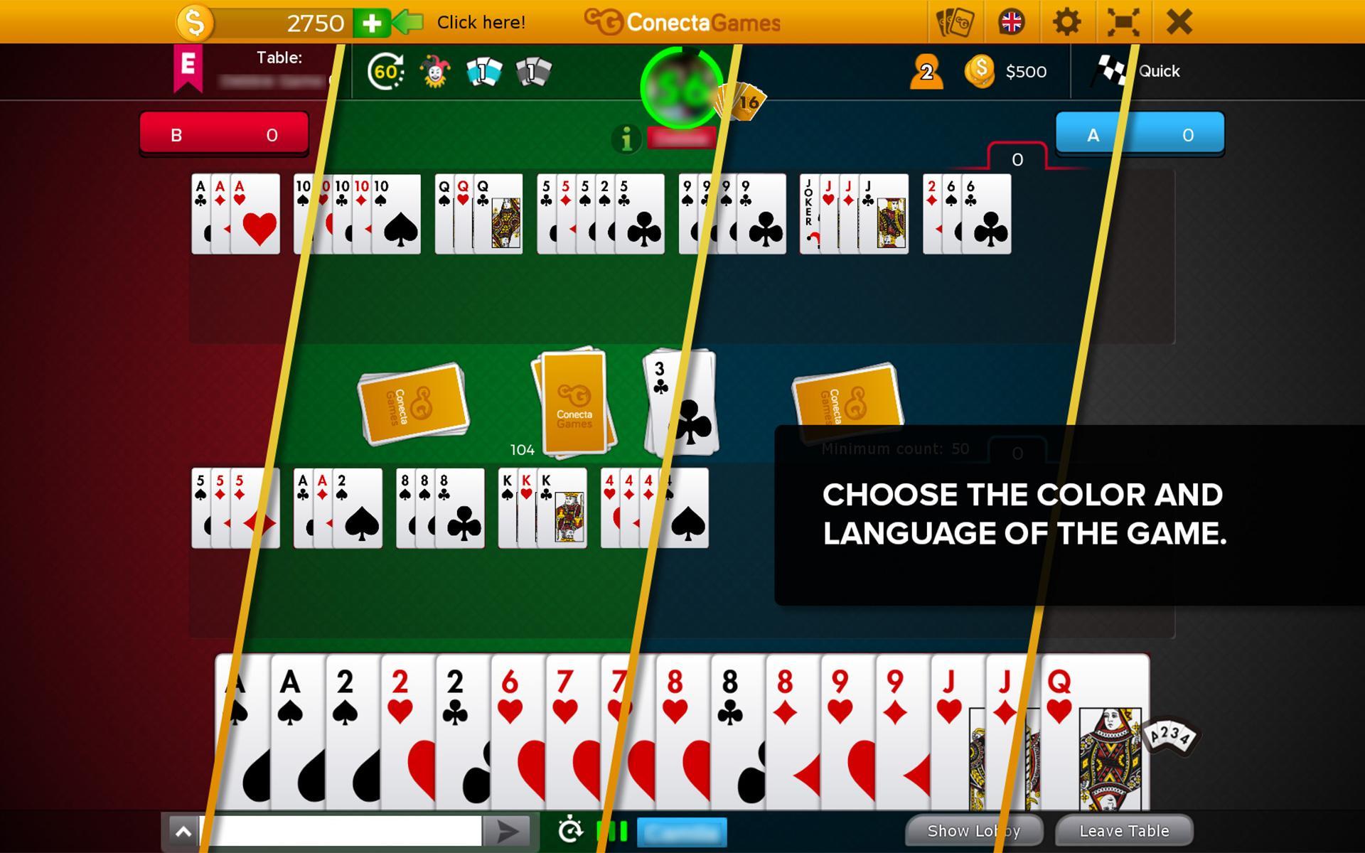 Hand and Foot Canasta 6.5.17 Screenshot 12