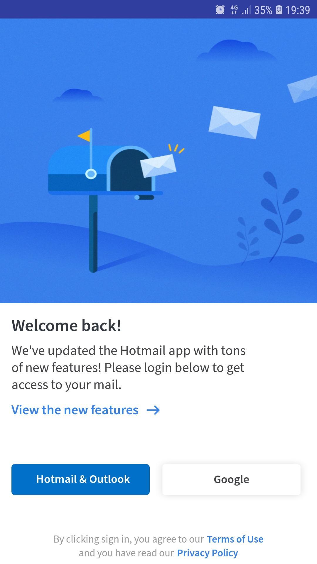 Connect for Hotmail amp; Outlook: Mail and Calendar 5.3.63 Screenshot 1