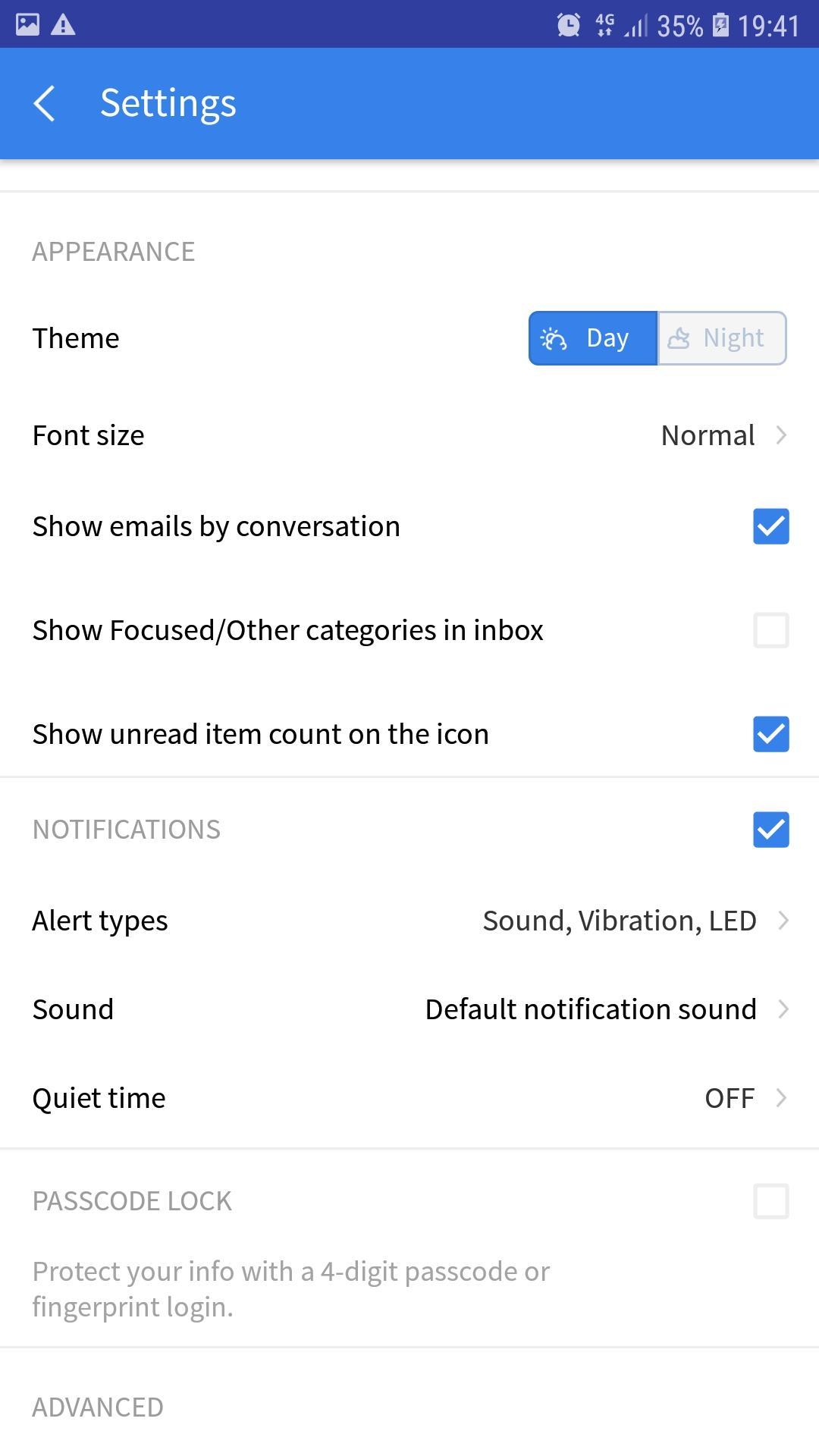 Connect for Hotmail amp; Outlook: Mail and Calendar 5.3.63 Screenshot 6
