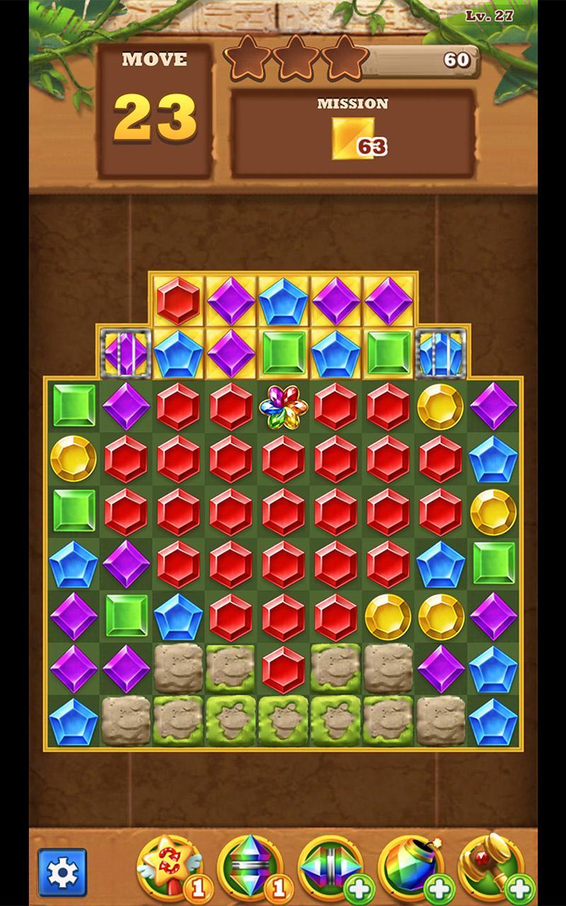 Jungle Gem Blast Match 3 Jewel Crush Puzzles 4.2.3 Screenshot 10