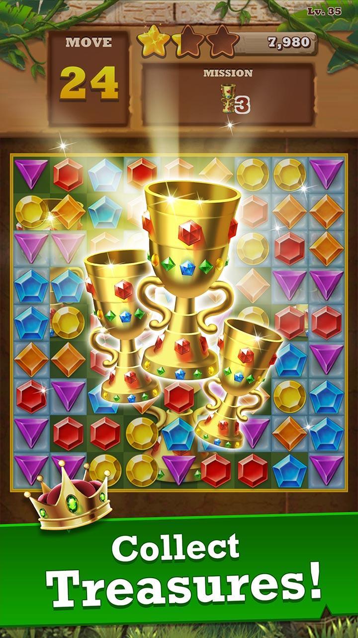 Jungle Gem Blast Match 3 Jewel Crush Puzzles 4.2.3 Screenshot 3