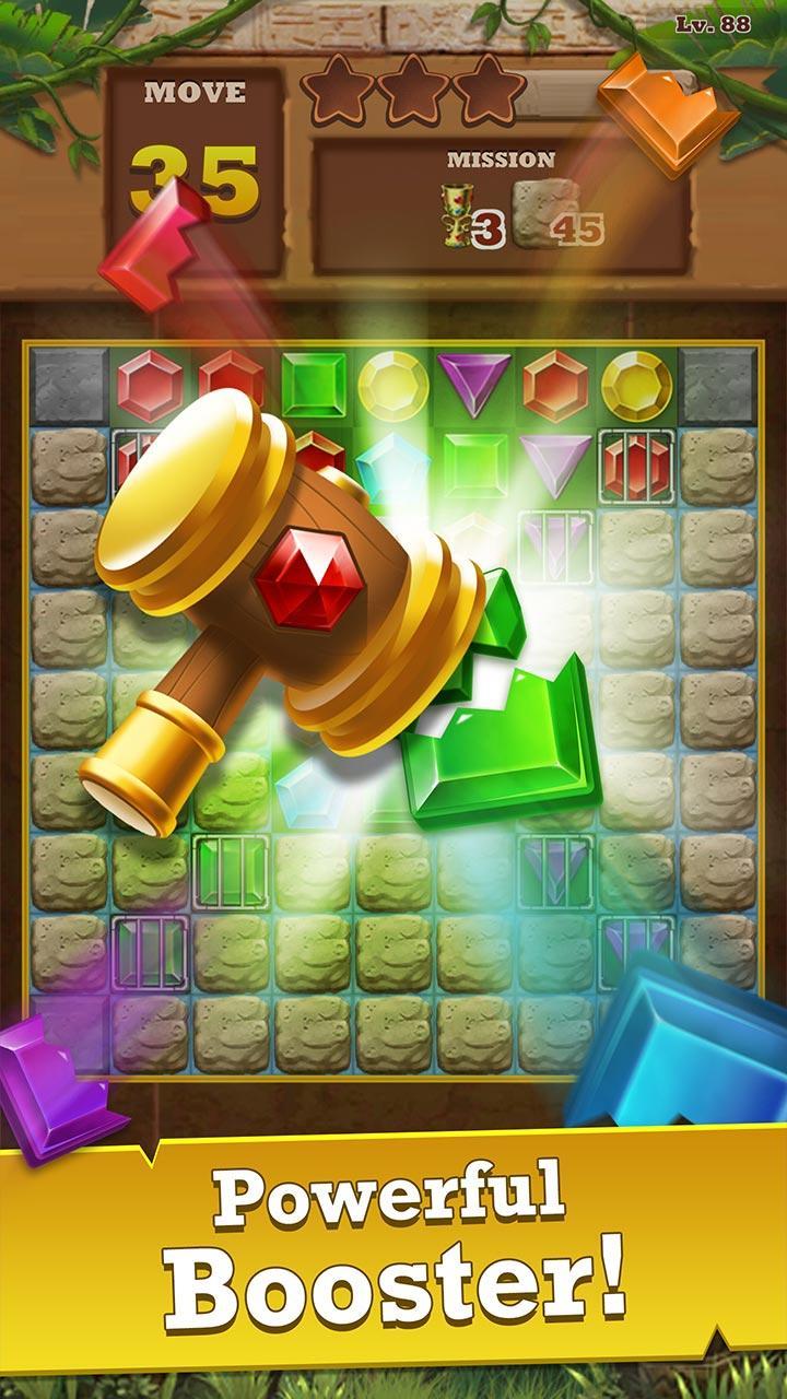 Jungle Gem Blast Match 3 Jewel Crush Puzzles 4.2.3 Screenshot 5