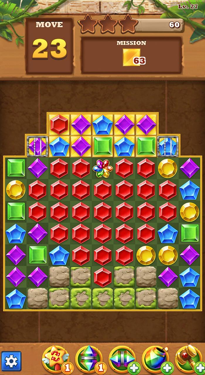 Jungle Gem Blast Match 3 Jewel Crush Puzzles 4.2.3 Screenshot 7