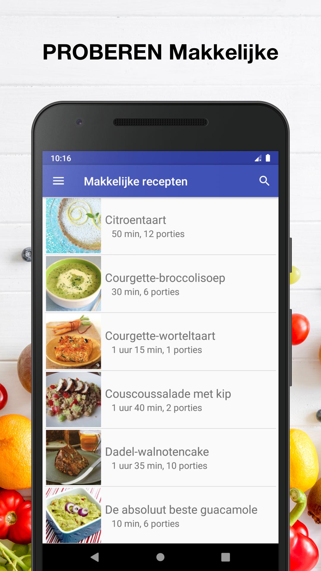 Makkelijke recepten app nederlands gratis 2.14.10151 Screenshot 1