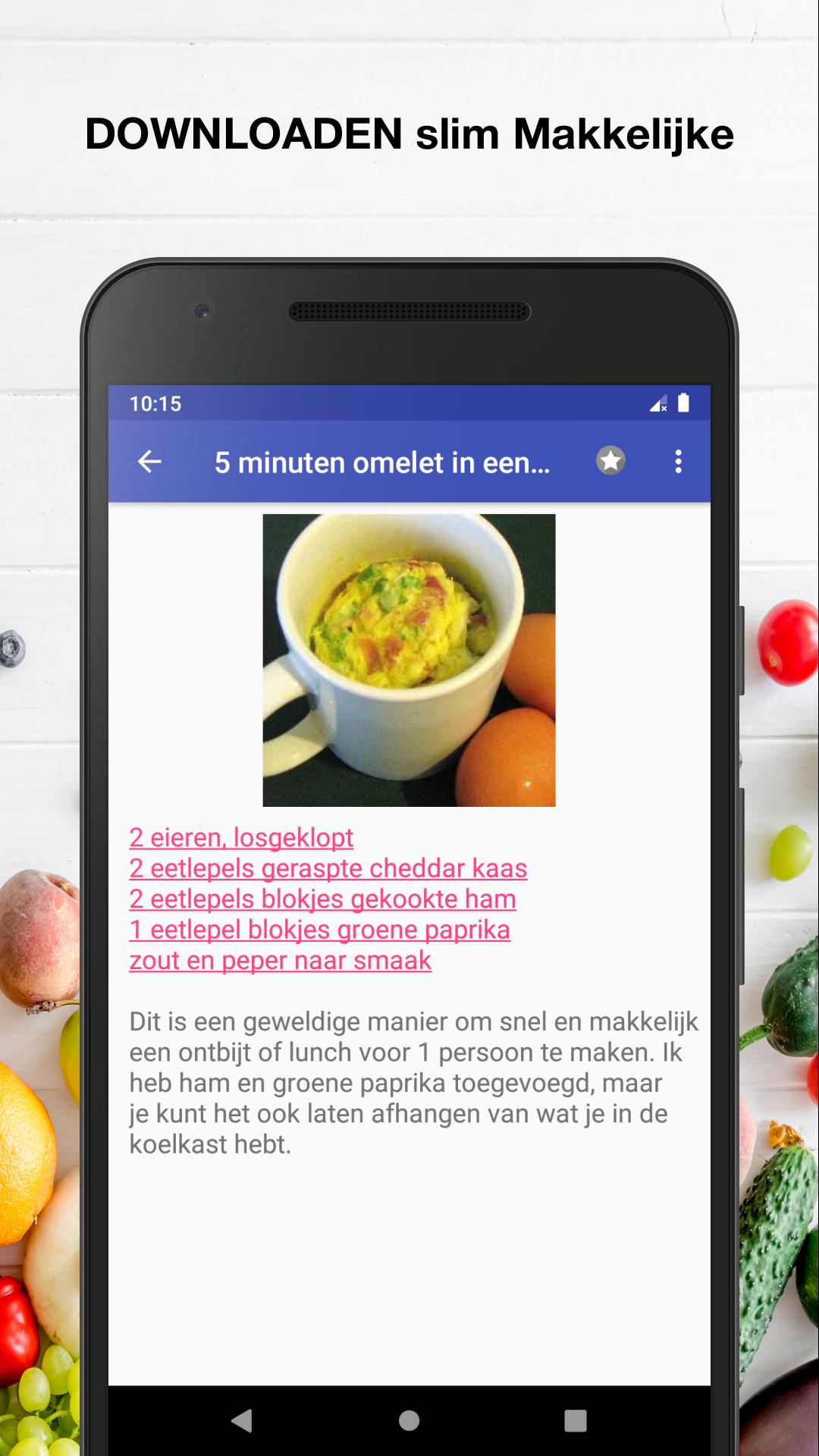 Makkelijke recepten app nederlands gratis 2.14.10151 Screenshot 2