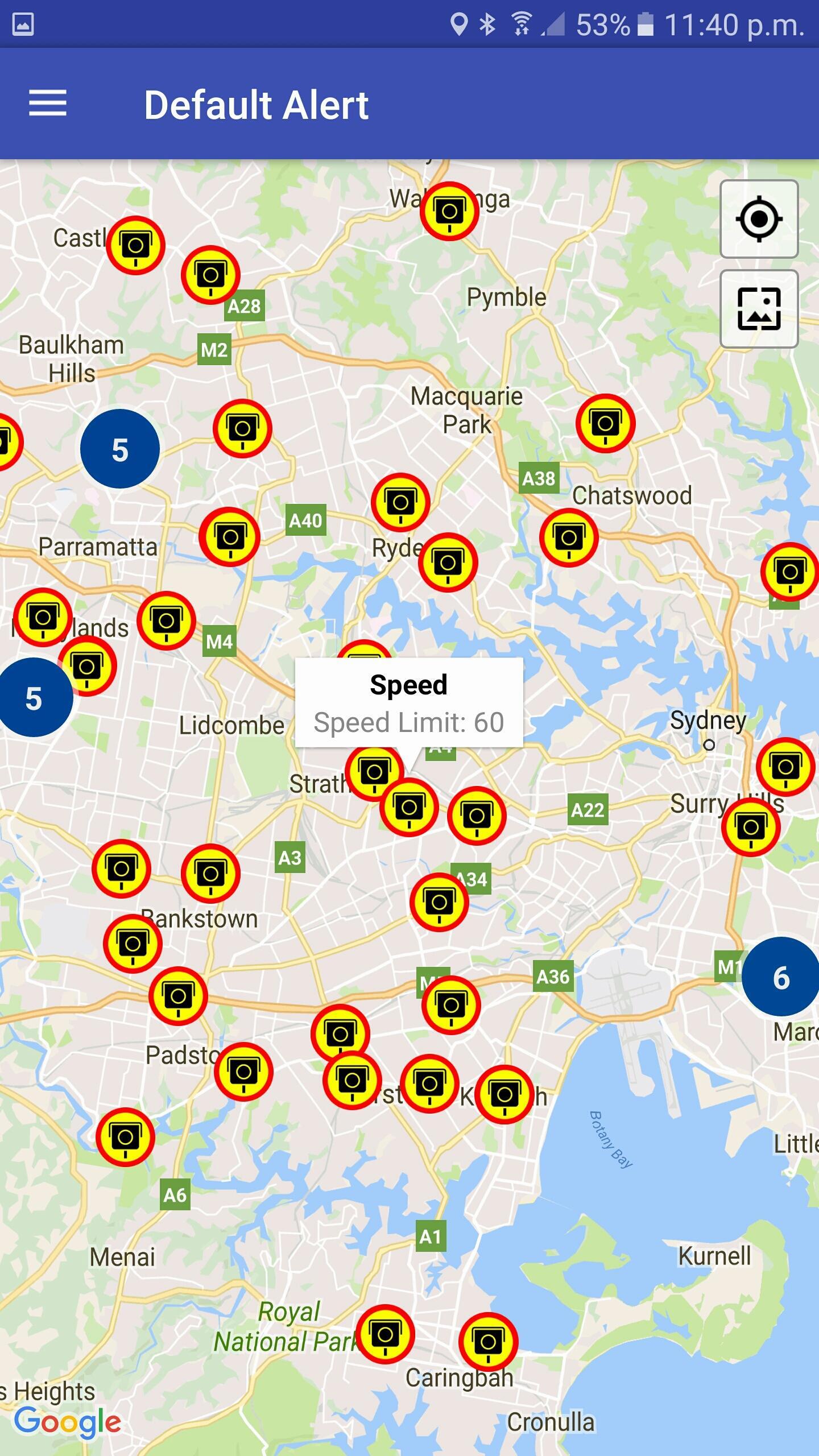 Speed Camera (Sydney) 8.4 Screenshot 3