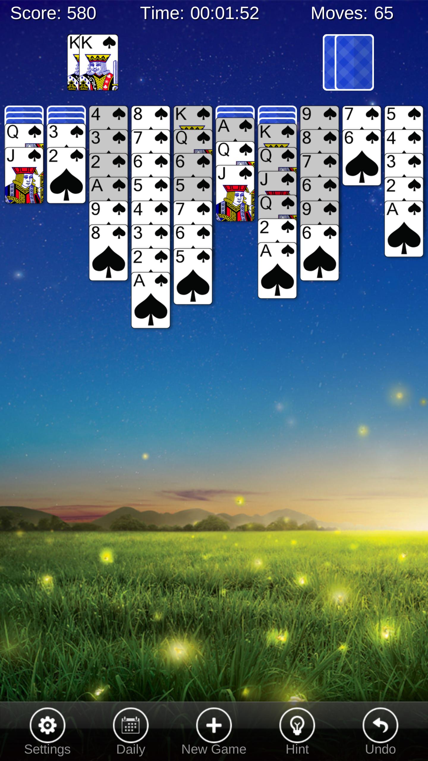 Spider Solitaire Pro 1.2.8 Screenshot 1