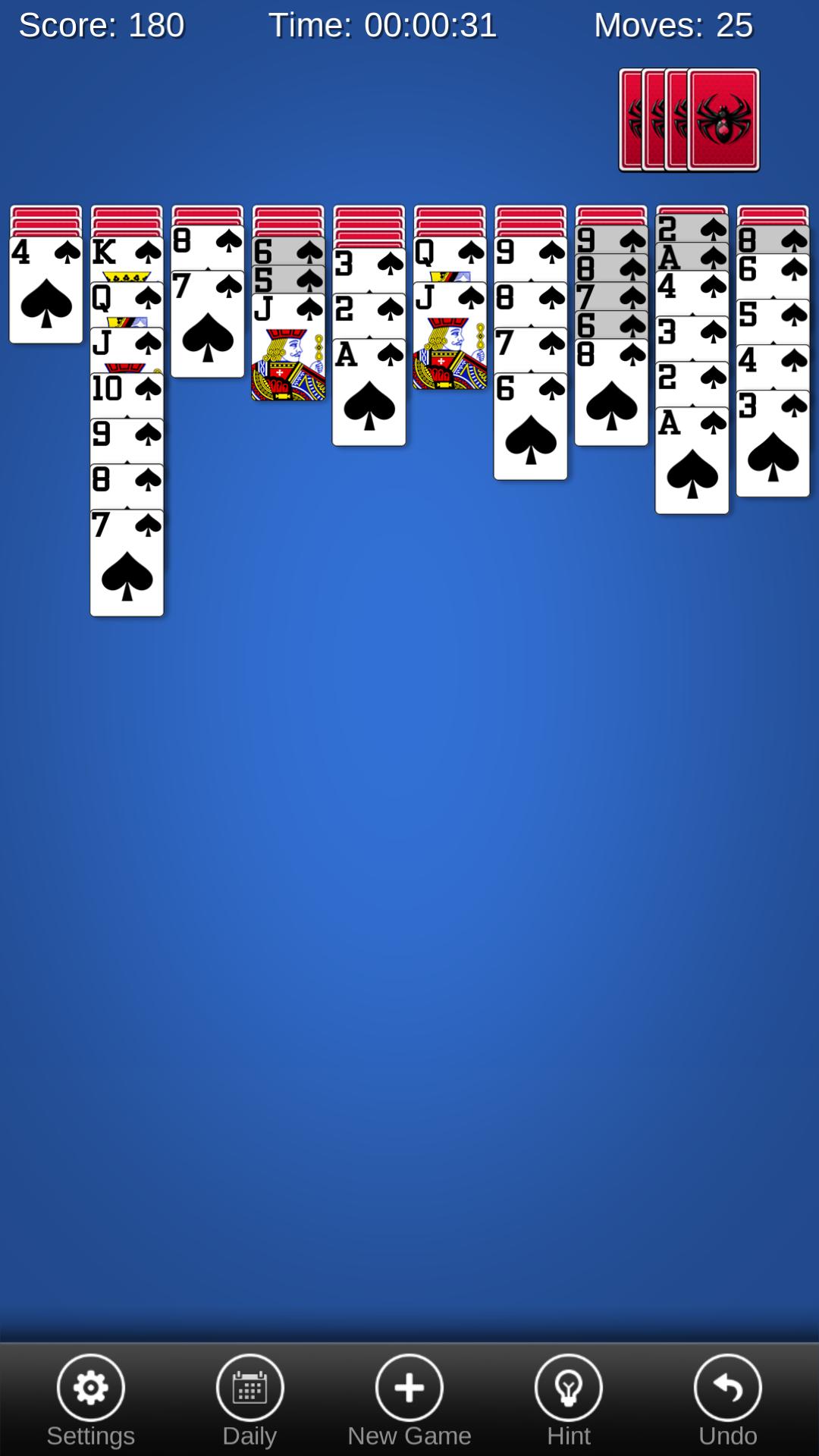 Spider Solitaire Pro 1.2.8 Screenshot 4