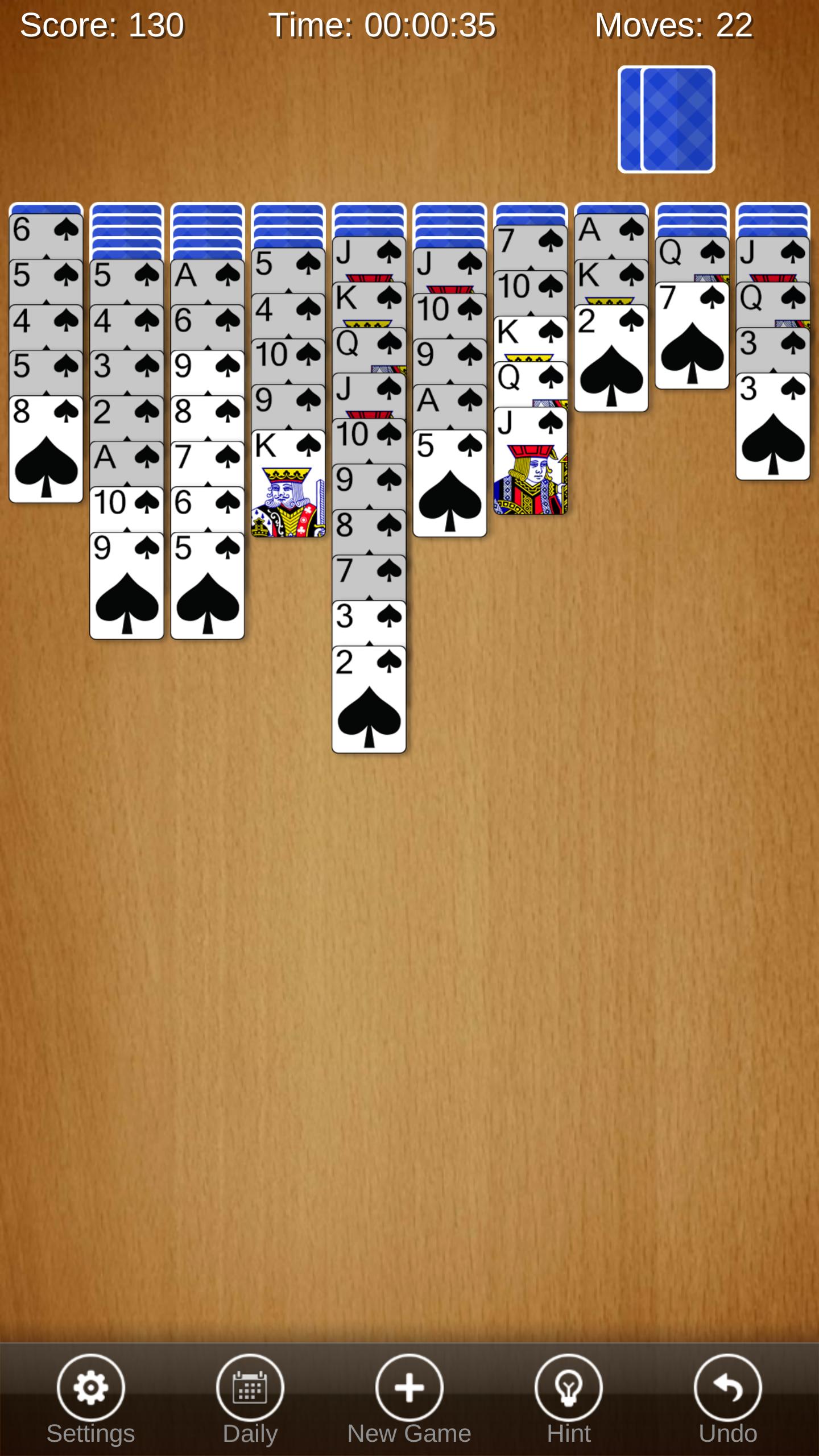 Spider Solitaire Pro 1.2.8 Screenshot 8