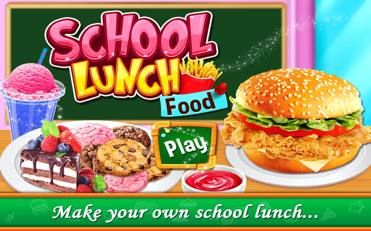 School Lunch Food Maker 2 - Cooking Game 1.0.6 Screenshot 1