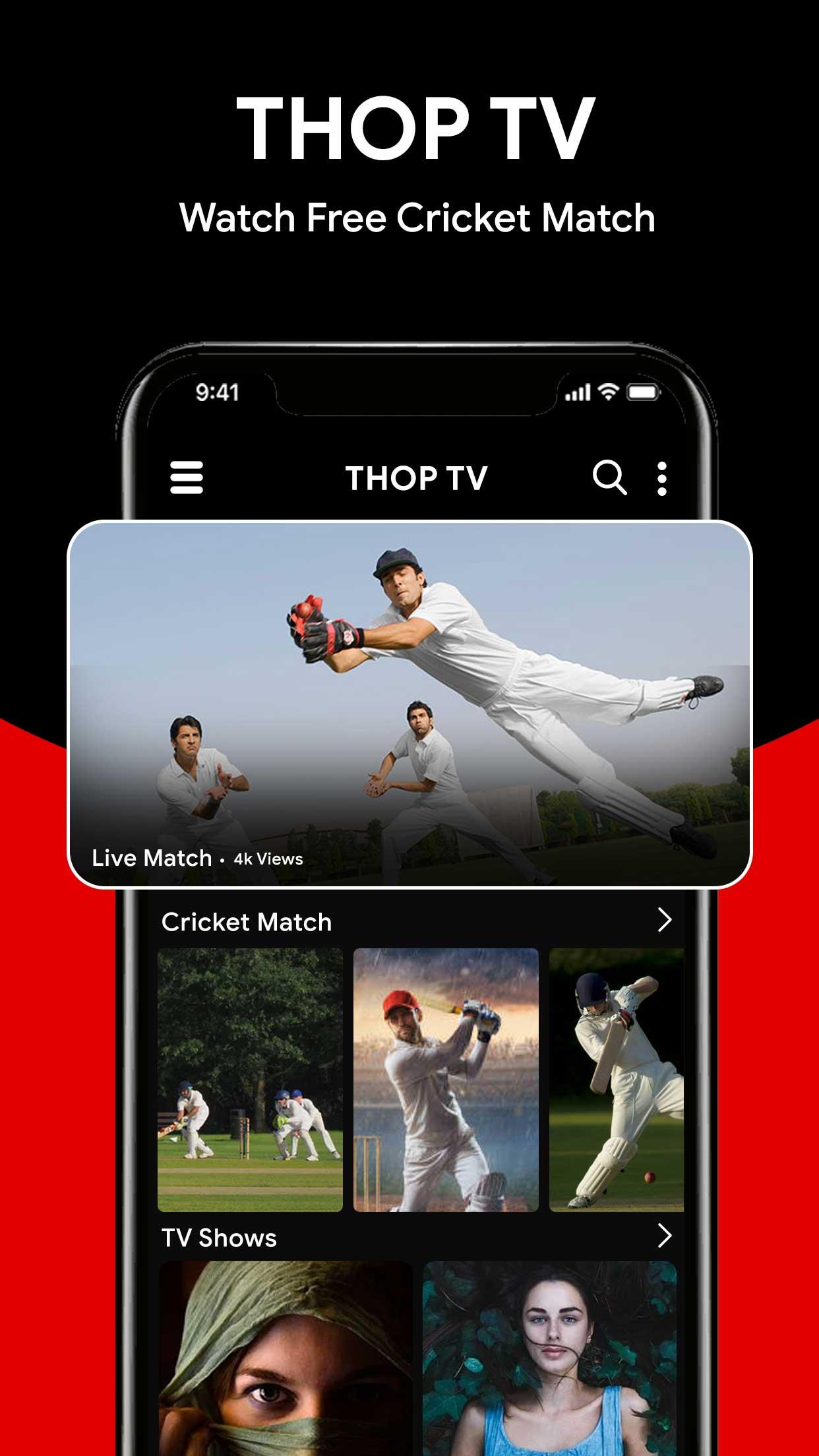 Thop TV: Free Thoptv Live Cricket Guide 2021 1.0.0 Screenshot 1