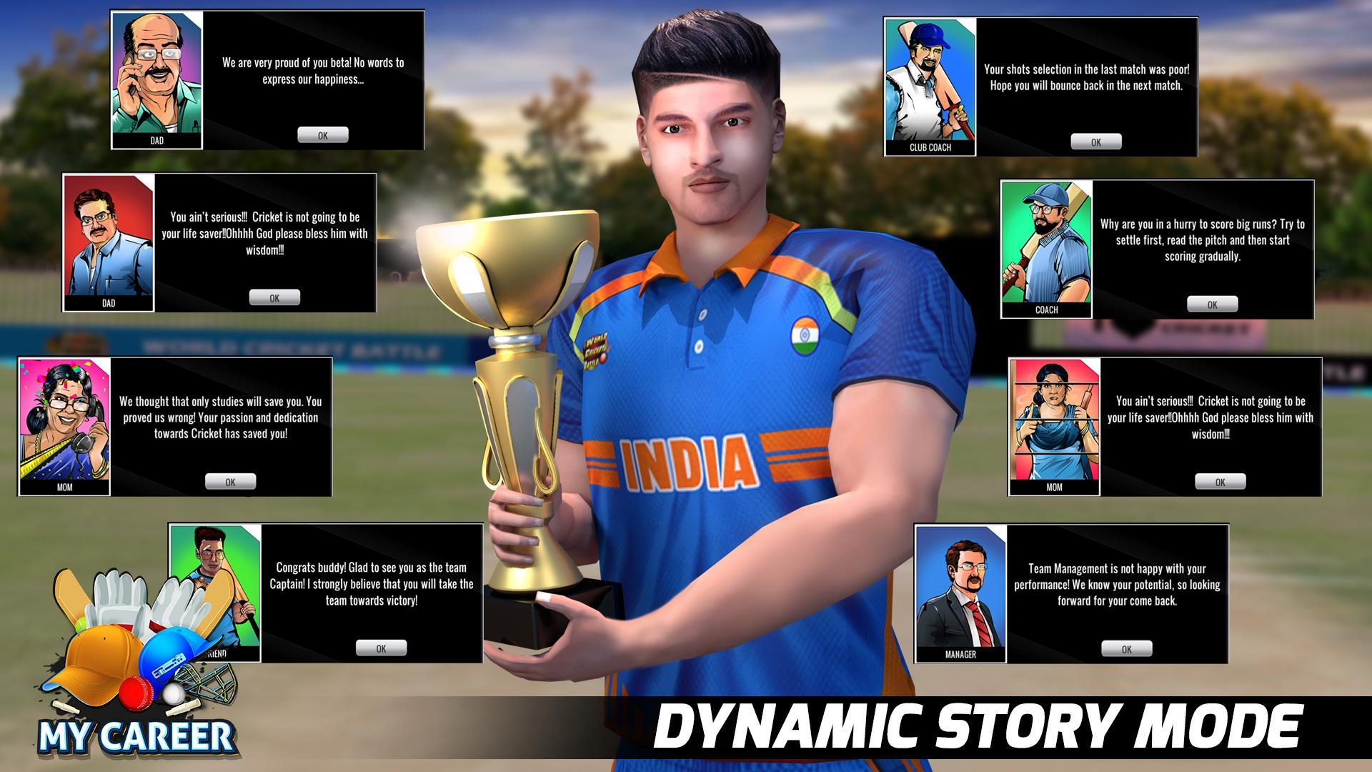 World Cricket Battle 2 (WCB2) - Multiple Careers 2.7.1 Screenshot 3