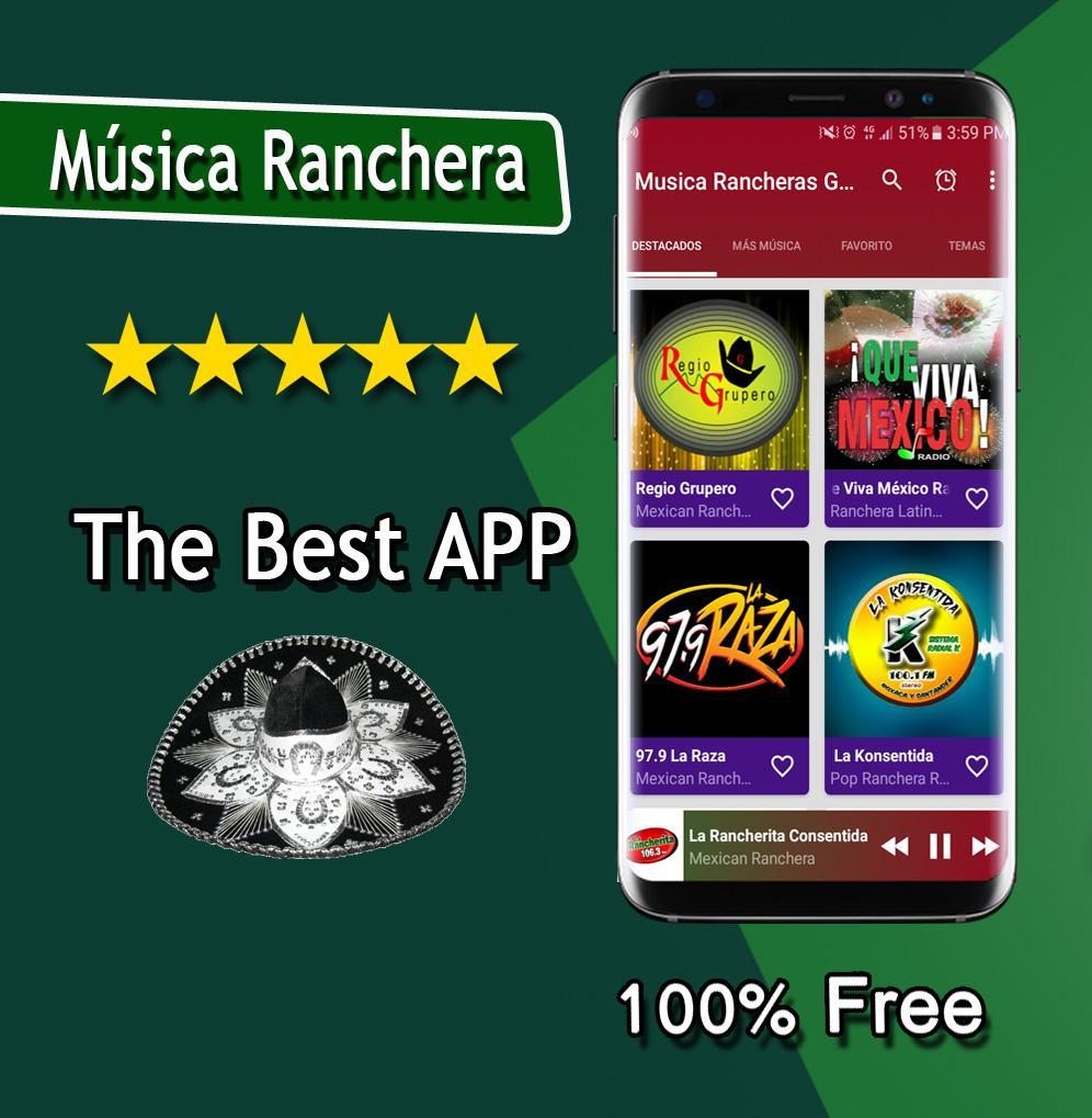 Musica Rancheras Mexicanas 1.0.12 Screenshot 1