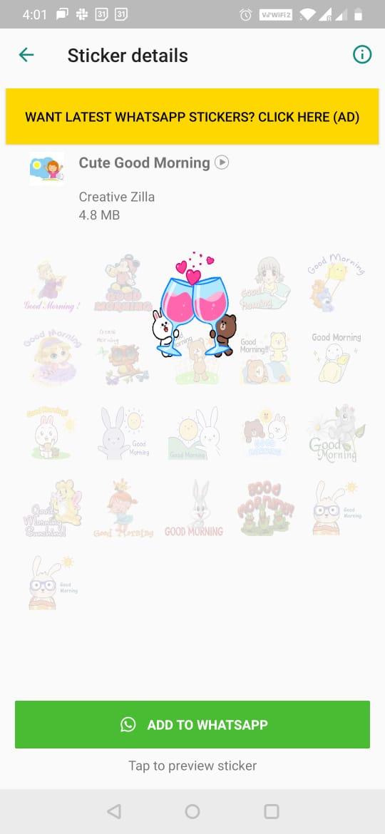 Animated Love Stickers for WhatsApp - WAStickerApp 1.2 Screenshot 8