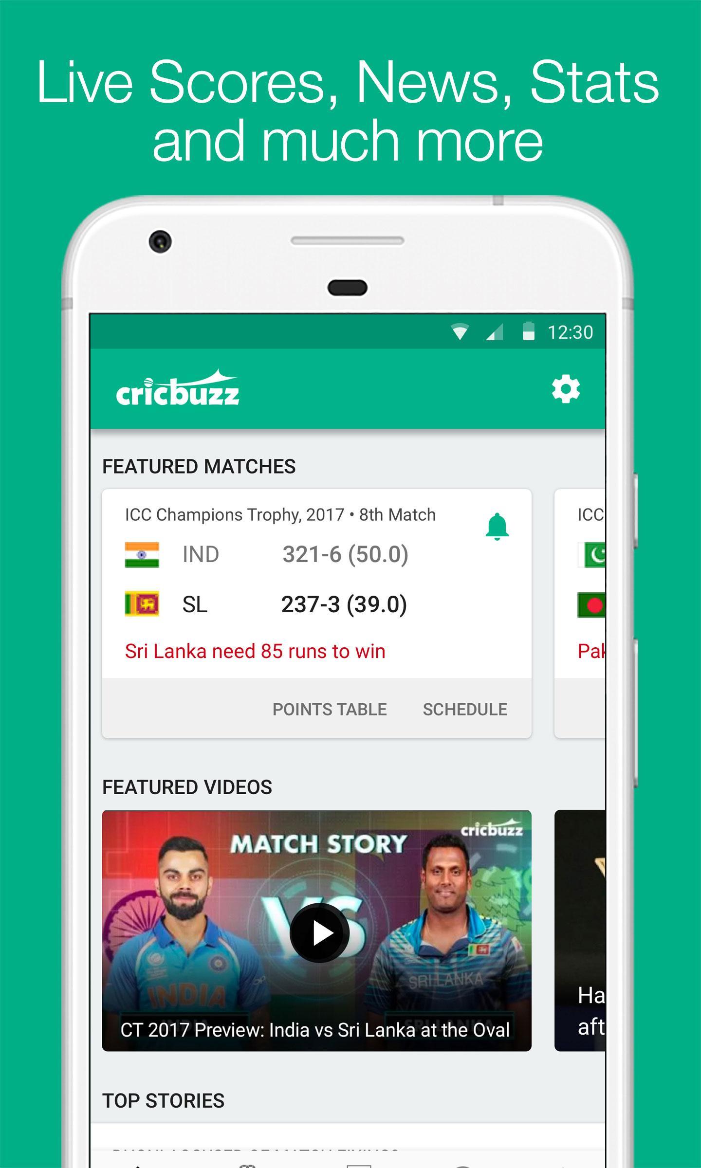 Cricbuzz Live Cricket Scores & News 4.8.003 Screenshot 1