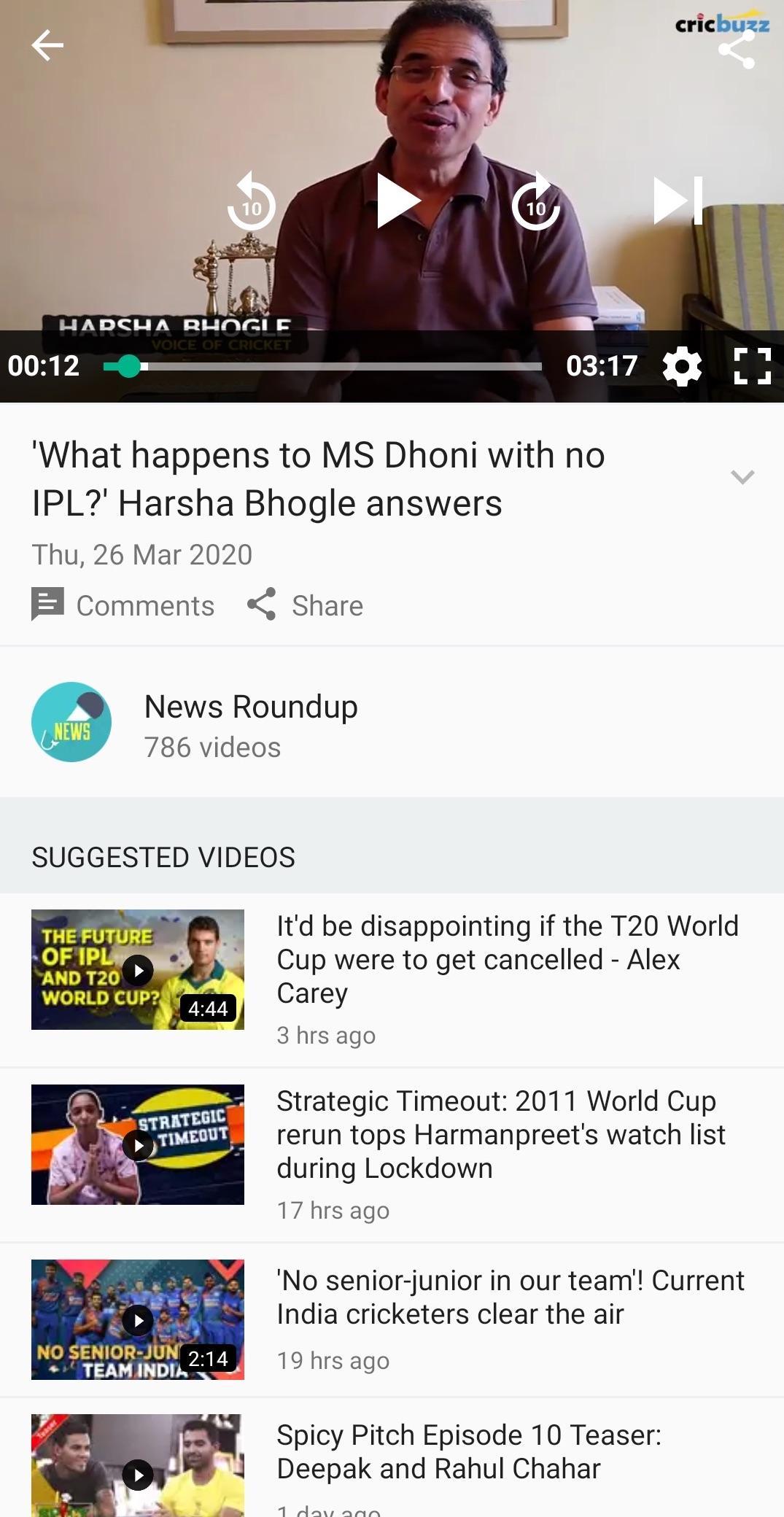 Cricbuzz Live Cricket Scores & News 4.8.003 Screenshot 6