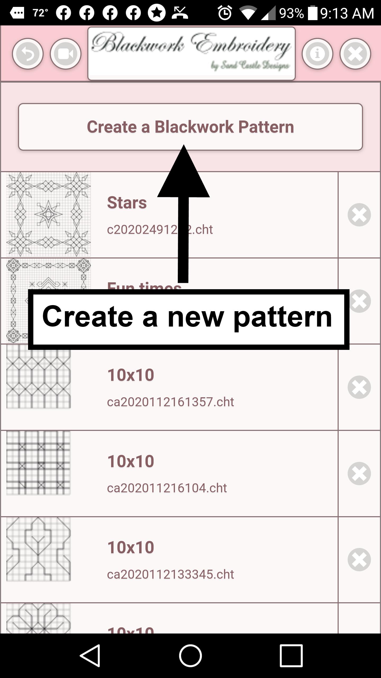Blackwork Embroidery Pattern Creator 2.1.3 Screenshot 1