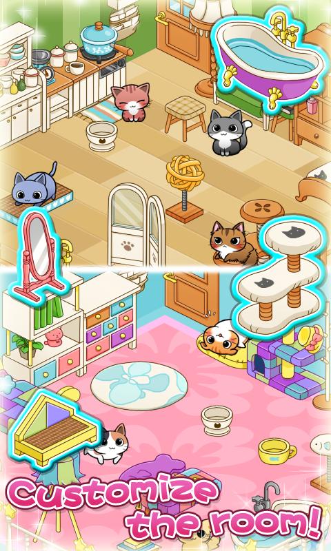 Cat Room - Cute Cat Games 3.0.7 Screenshot 4