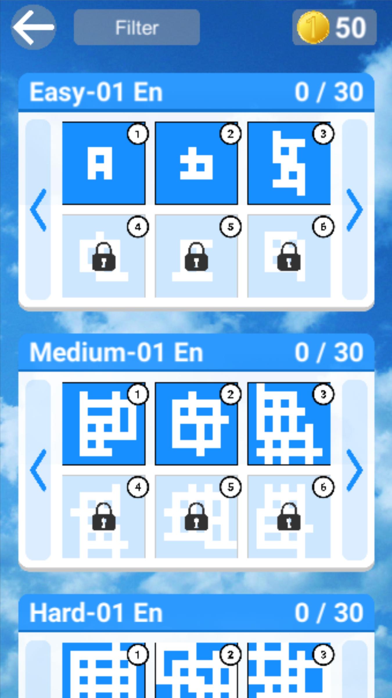 Hidden Letters Crosswords 1.0.1 Screenshot 1