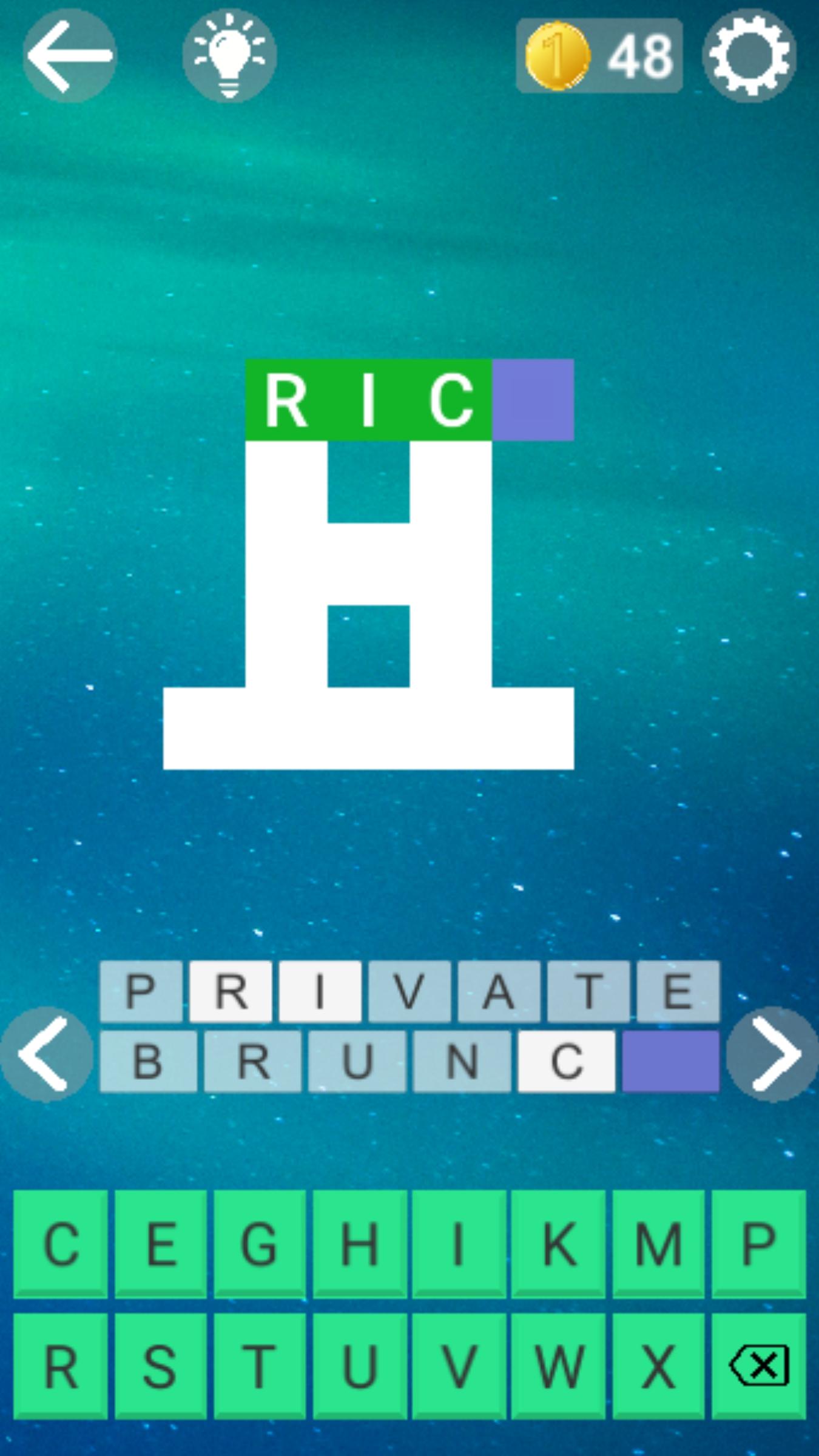 Hidden Letters Crosswords 1.0.1 Screenshot 2