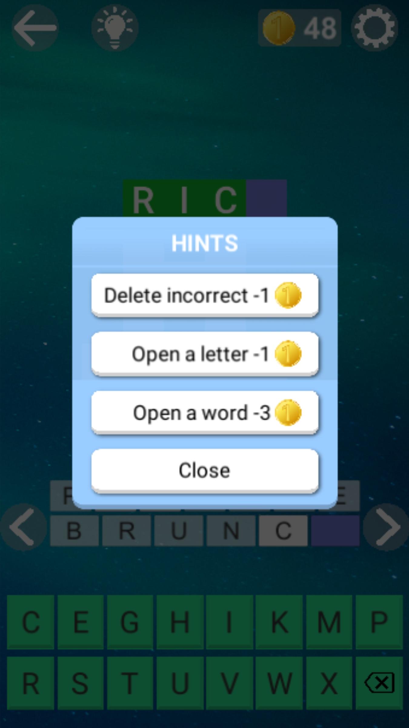 Hidden Letters Crosswords 1.0.1 Screenshot 3