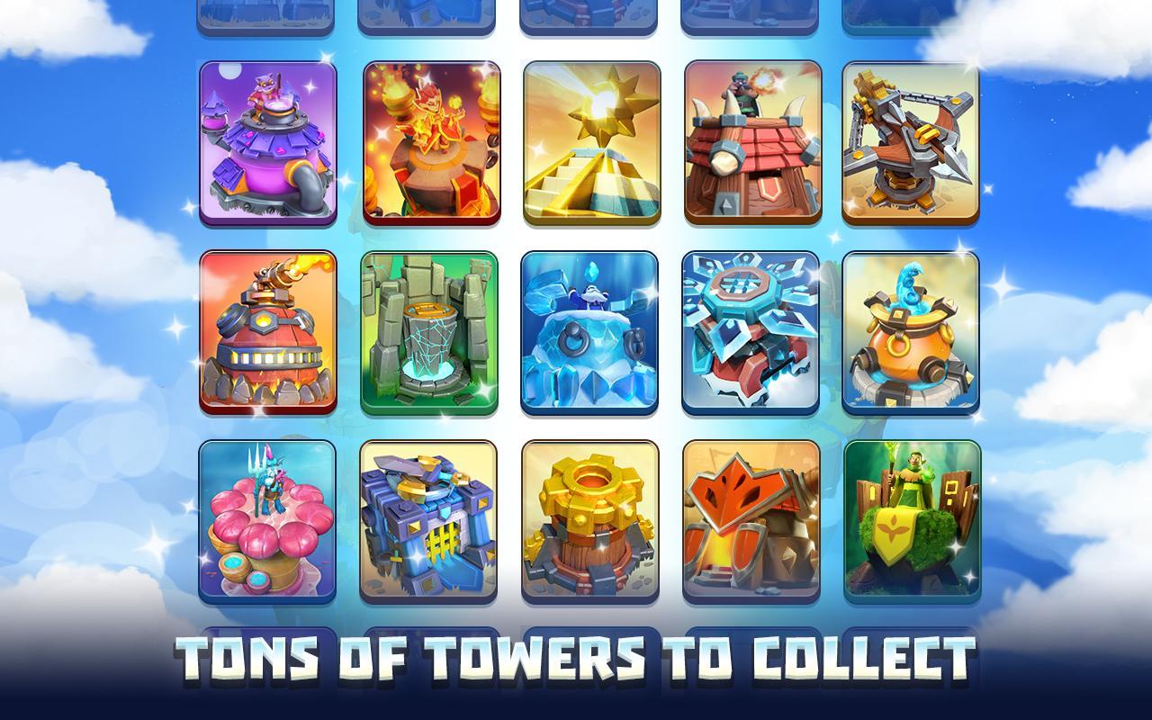 Wild Sky TD Tower Defense Legends in Sky Kingdom 1.34.7 Screenshot 4