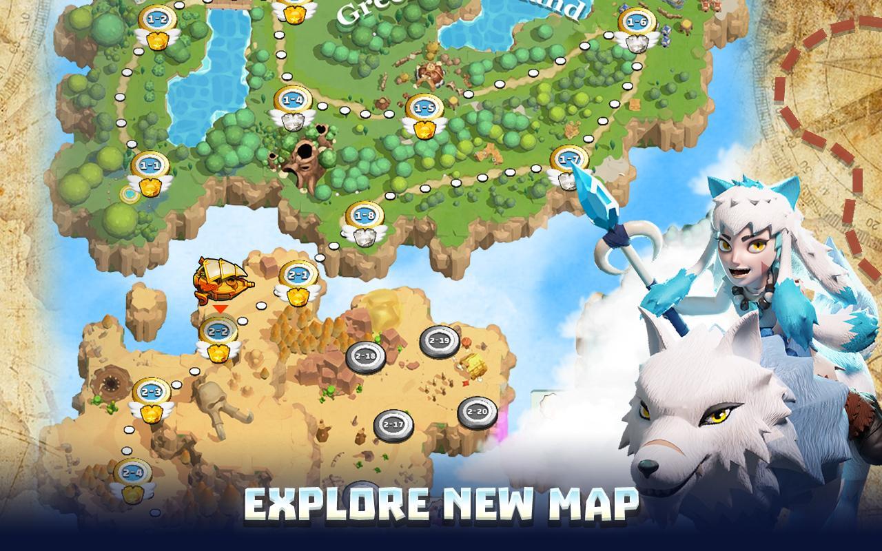 Wild Sky TD Tower Defense Legends in Sky Kingdom 1.34.7 Screenshot 5