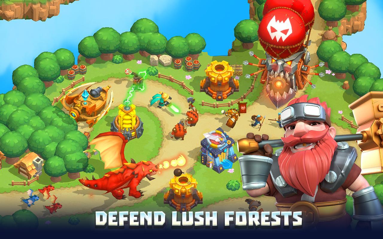 Wild Sky TD Tower Defense Legends in Sky Kingdom 1.34.7 Screenshot 9