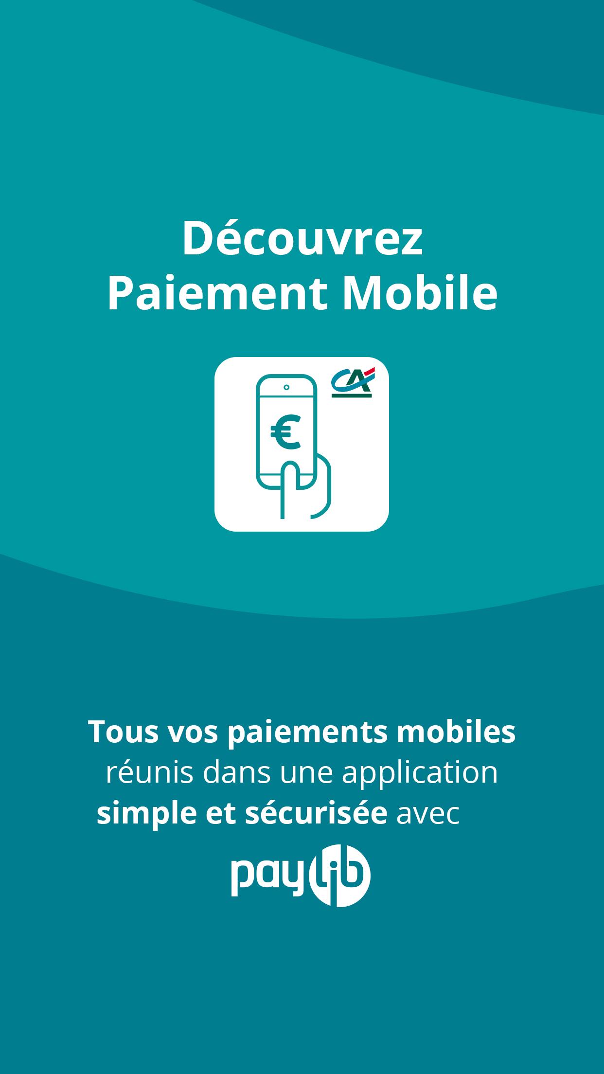 Paiement mobile CA 7.0.6 Screenshot 1