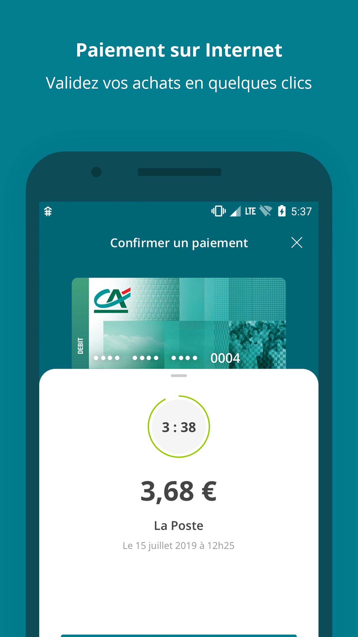 Paiement mobile CA 7.0.6 Screenshot 5